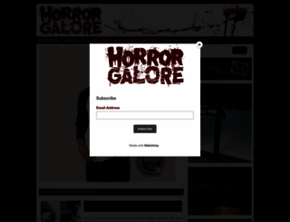 horrorgalore.com screenshot