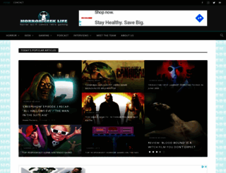 horrorgeeklife.com screenshot