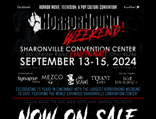 horrorhoundweekend.com screenshot