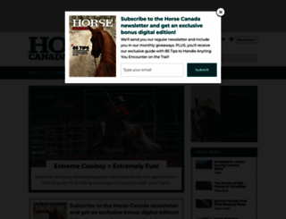 horse-canada.com screenshot