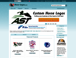 horse-logos.com screenshot