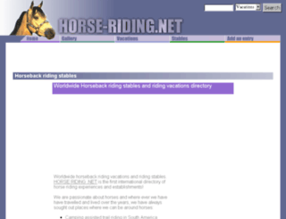 horse-riding.net screenshot