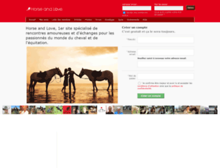 horseandlove.com screenshot
