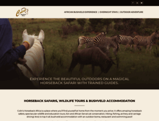 horsebackafrica.com screenshot