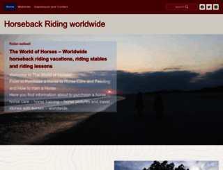 horsebackridingworldwide.com screenshot
