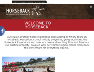 horsebackwinerytours.com.au screenshot