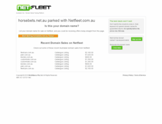 horsebets.net.au screenshot