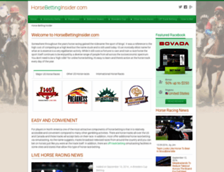 horsebettinginsider.com screenshot
