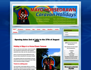 horsedrawncaravan.com screenshot