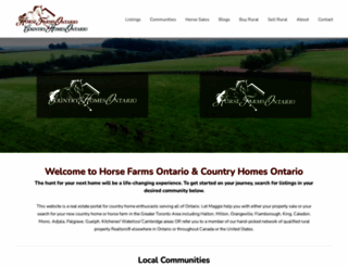 horsefarmsontario.com screenshot