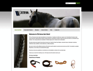 horsehairwork.com screenshot