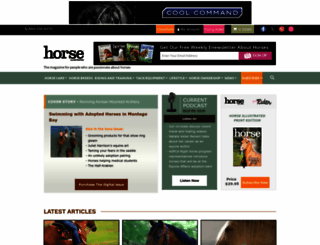 horseillustrated.com screenshot