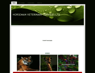 horsemanvet.yolasite.com screenshot