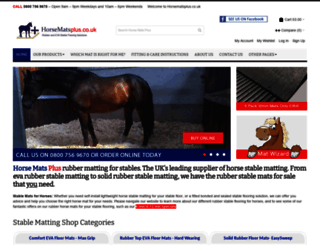 horsematsplus.co.uk screenshot