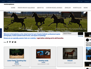 horsephotos.ca screenshot