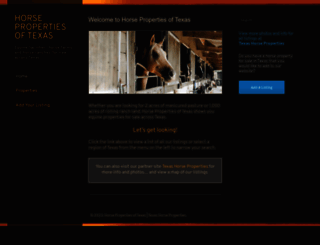 horsepropertiesoftexas.com screenshot