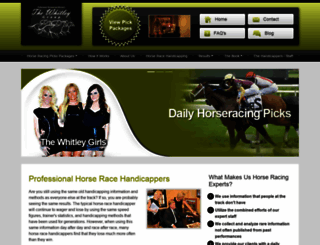 horseracehandicappers.com screenshot