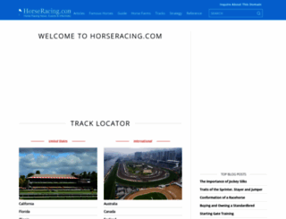 horseracing.com screenshot