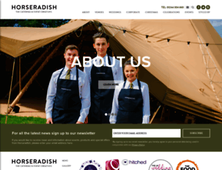 horseradishcatering.com screenshot