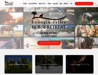 horseretreats.com screenshot