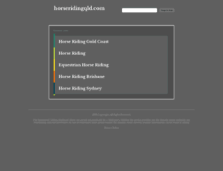 horseridingqld.com screenshot