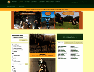 horses.lovasok.hu screenshot