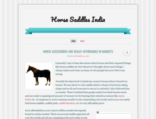 horsesaddlesindia.wordpress.com screenshot