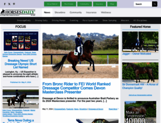horsesdaily.com screenshot