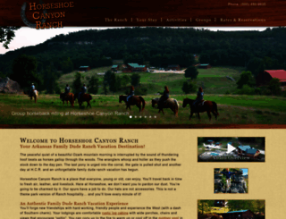 horseshoecanyonduderanch.com screenshot