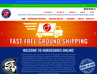 horseshoesonline.com screenshot