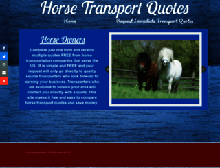 horsetransportquotes.com screenshot