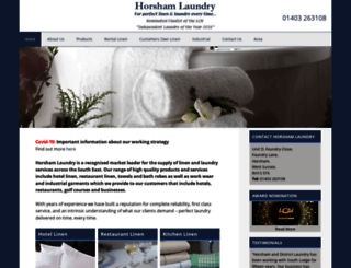 horshamlaundry.co.uk screenshot
