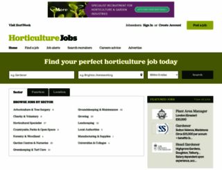 horticulturejobs.co.uk screenshot
