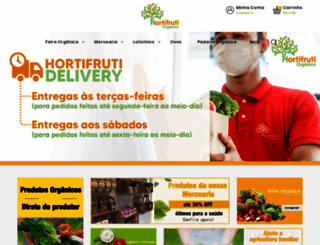 hortifrutiorganico.com.br screenshot