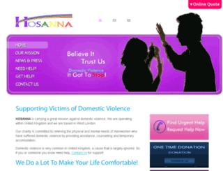 hosanna-charity.org screenshot