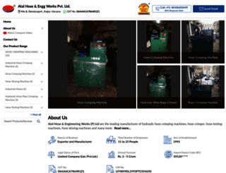 hosecrimpingmachines.in screenshot