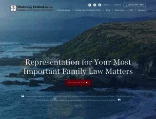 hosfordfamilylaw.com screenshot