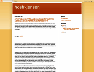 hosfrkjensen.blogspot.dk screenshot
