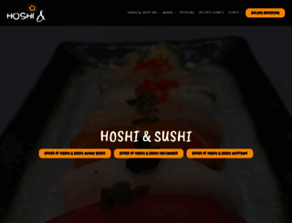 hoshiandsushi.com screenshot
