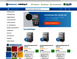 hoshizaki-webshop.nl screenshot