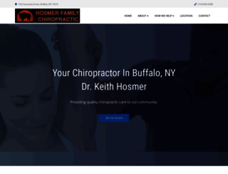 hosmerfamilychiropractic.com screenshot