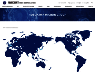 hosokawa.com screenshot