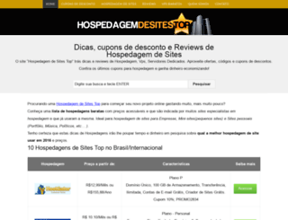 hospedagemdesitestop.com.br screenshot