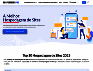 hospedagenspro.com screenshot
