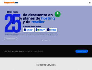 hospedando.com.mx screenshot