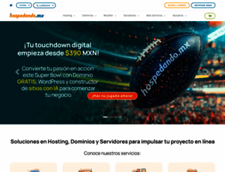 hospedando.com.mx screenshot