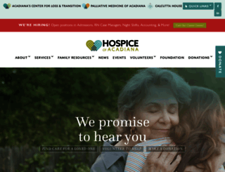 hospiceacadiana.com screenshot