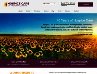 hospicecarelc.org screenshot