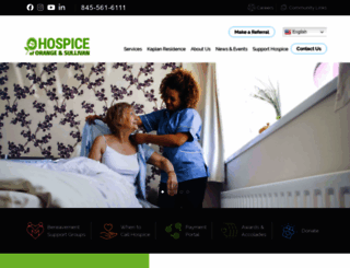 hospiceoforange.com screenshot