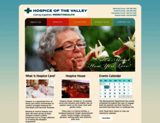 hospiceofthevalley.com screenshot